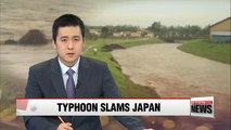 Strong tropical storm hits Japan's north-east, at least 10 dead