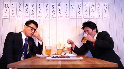 "Let's Bottoms Up!" Salaryman Skit