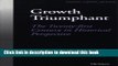 Read Growth Triumphant: The Twenty-first Century in Historical Perspective (Economics, Cognition,