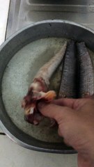 cách làm cho cá sạch nhớt bằng muối sạch