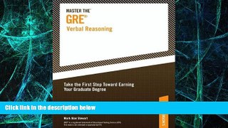 Big Deals  Master the GRE Verbal Reasoning  Free Full Read Most Wanted