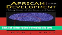 PDF African Development: Making Sense of the Issues and Actors  Ebook Free