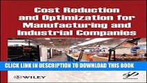 [PDF] Cost Reduction and Optimization for Manufacturing and Industrial Companies Full Colection