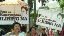 Filipinos protest Marcos hero burial plan
