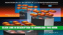 Collection Book Materials Science and Engineering: An Introduction