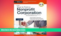 READ book  How to Form a Nonprofit Corporation (How to Form a Nonprofit Corporation (W/Disk))