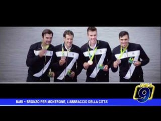Bari |  Bronzo per Montrone, l'abbraccio della città