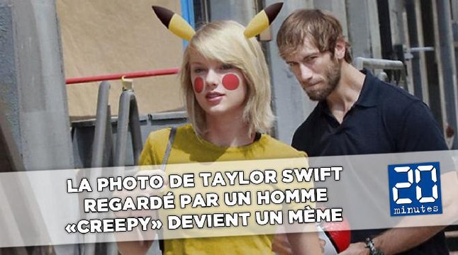 La photo de Taylor Swift regardée par un homme «creepy» devient un mème