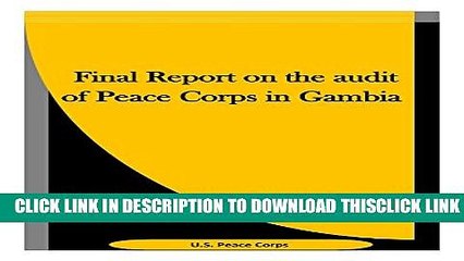 [PDF] Final Report on the audit of Peace Corps in Gambia Popular Online