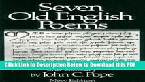 [Read] Seven Old English Poems Popular Online