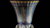 Miracle Crystal - Adagio_Vase_Golden_Blue_Decor(1)