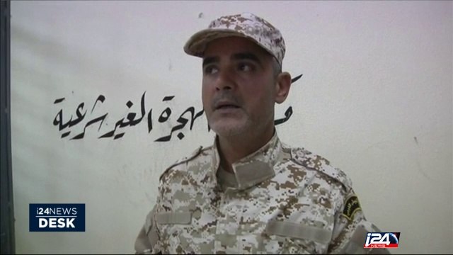 Migrants heading for Europe held in detention centre in Libya