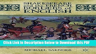 [Read] Shakespeare and the French Borders of English Popular Online