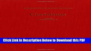 [PDF] Coriolanus: Shakespeare: The Critical Tradition, Volume 1 Full Online