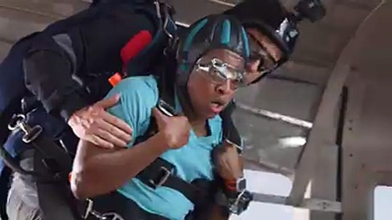 Jumping Off a Helicopter