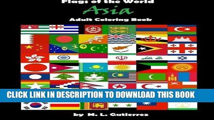 [PDF] Flags of the World Series (Asia), adult coloring book (Volume 3) Popular Collection