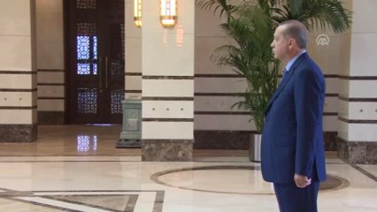 Vatikan'ın Ankara Büyükelçisi Russell, Cumhurbaşkanı Erdoğan'a Güven Mektubunu Sundu (2)