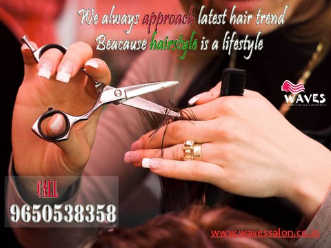 Waves Hair salon in noida yield Qualityful & trendy Hair styling services to their customers from 25 years dial 96505383