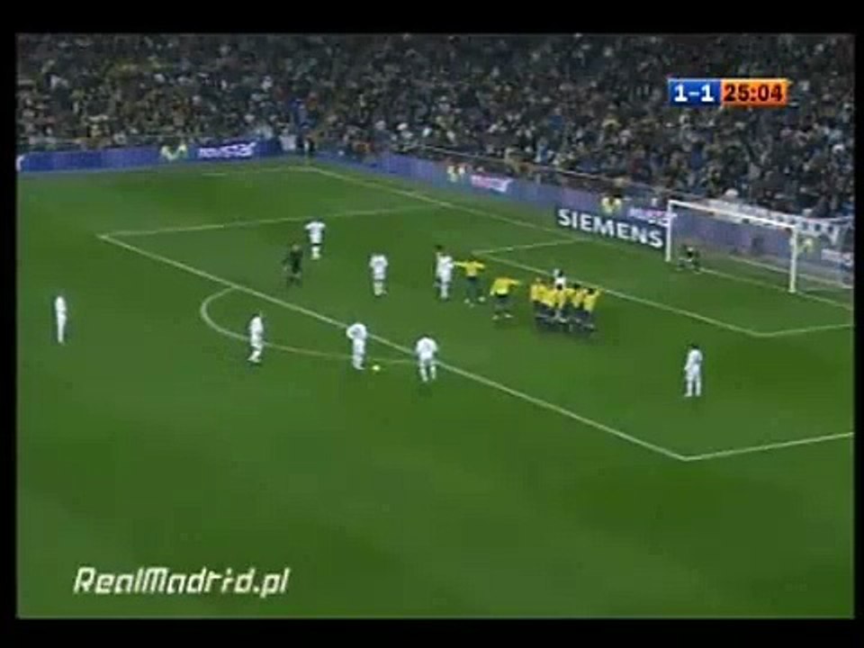 The free-kick specialist David Beckham