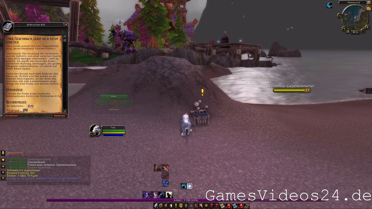 World of Warcraft Quest: Über Geschmack lässt sich nicht streiten