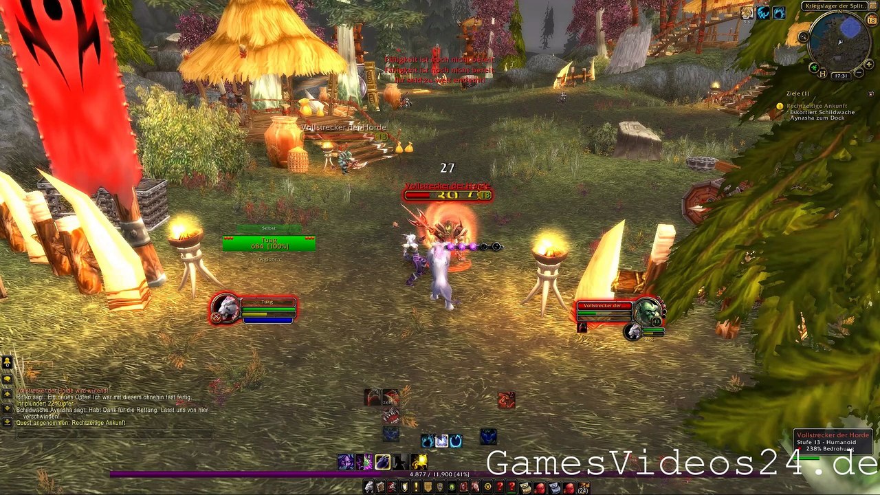 World of Warcraft Quest: Rechtzeitige Ankunft (Allianz)