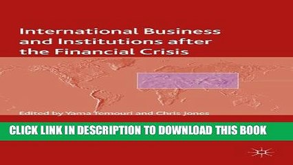 [PDF] International Business and Institutions after the Financial Crisis (Academy of International