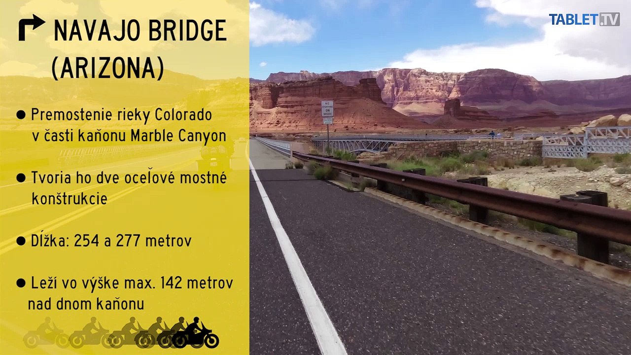 UNIKÁTNY VIDEOPROJEKT: Na motorke po divokom západe - Monument Valley (Utah / Arizona) – Marble Canyon (Arizona) - Kanab