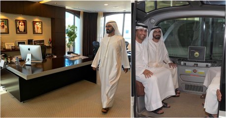 Sheikh do Dubai faz visita surpresa e despede funcionários públicos