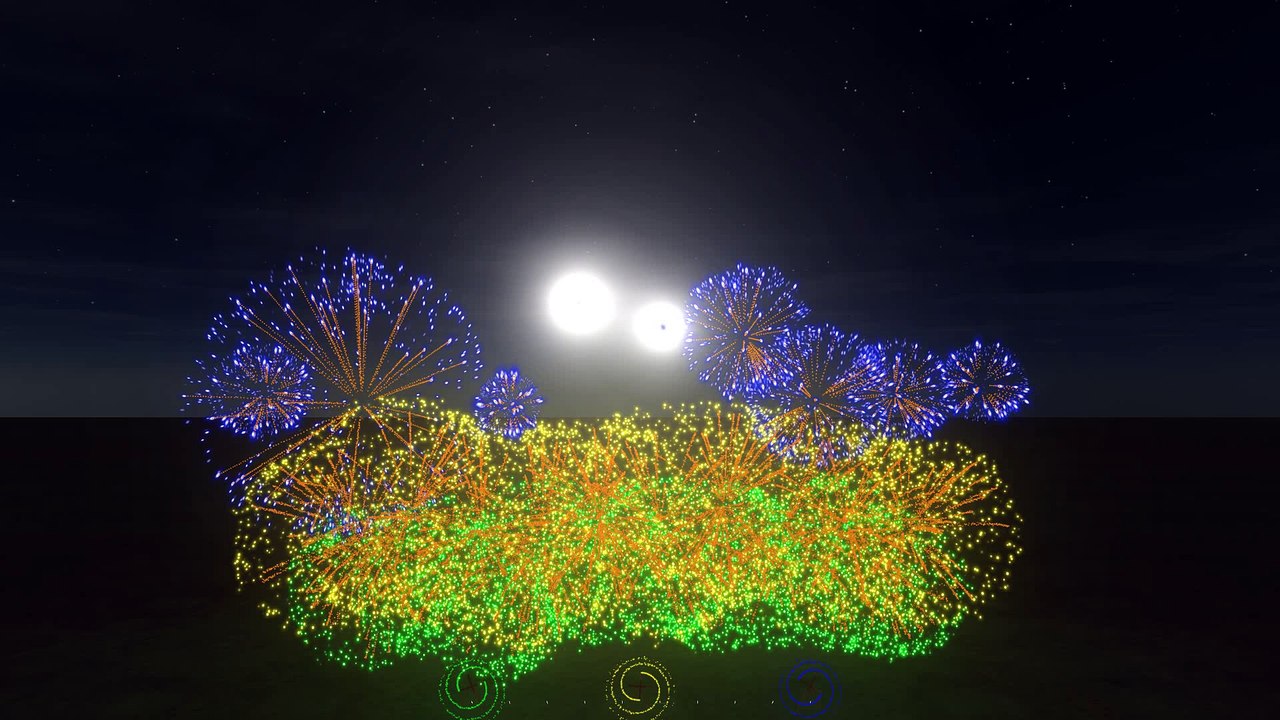 Fireworks Simulation - Medley brésilien / Brasil Medley