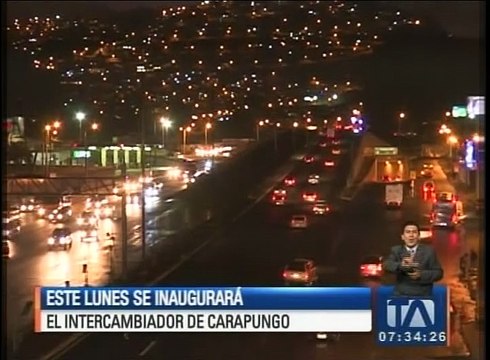 Este lunes se inaugurará el Intercambiador de Carapungo