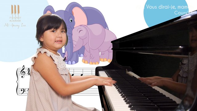Apprendre à jouer au piano Ah vous dirai-je Maman dès 4 ans - cours n°6