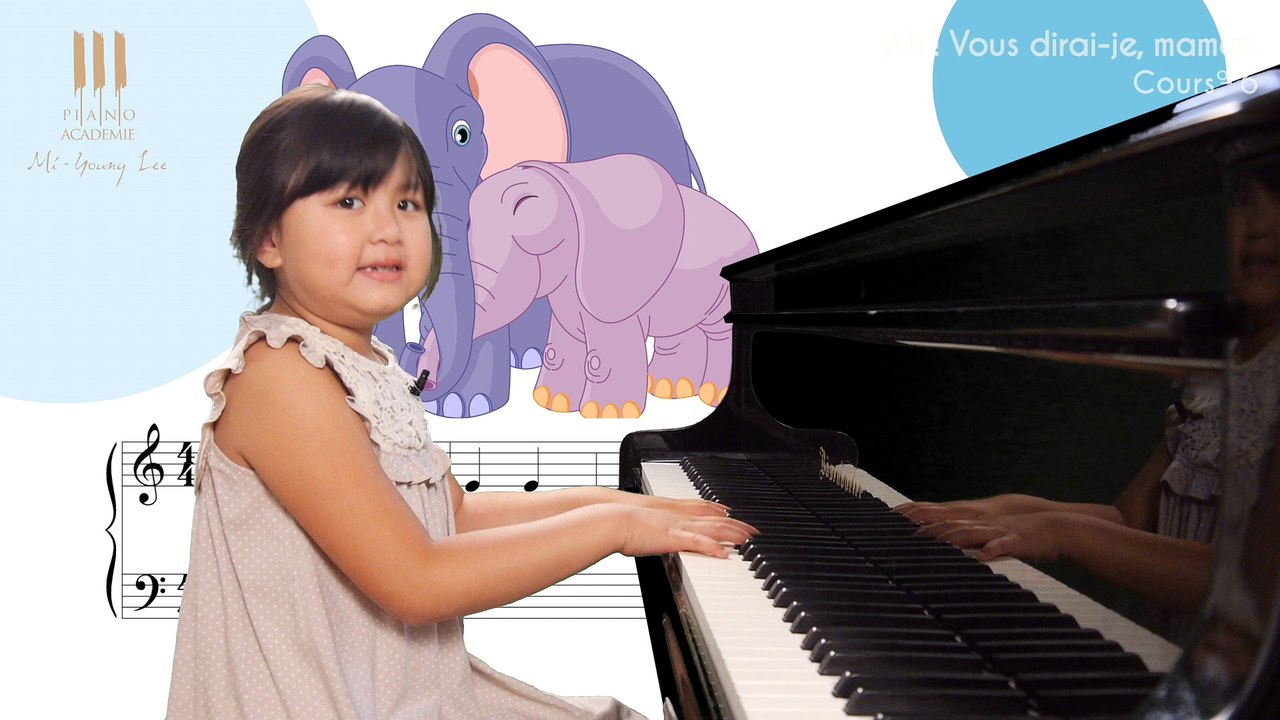 Apprendre à jouer au piano "Ah vous dirai-je Maman" dès 4 ans - cours n°6