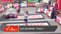 Last kilometer / Ultimo kilómetro - Etapa 11 - La Vuelta a España 2016