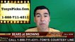 Cleveland Browns vs. Chicago Bears Free Pick Prediction NFL Preseason Pro Football Odds Preview 9-1-2016