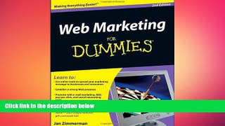READ book  Web Marketing For Dummies  FREE BOOOK ONLINE