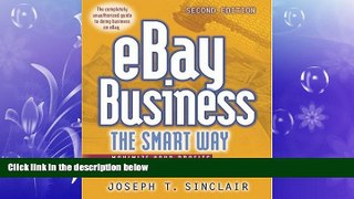 READ book  eBay Business the Smart Way: Maximize Your Profits on the Web s #1 Auction Site  BOOK