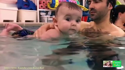 Baby Swimming - Baby Underwater - Cute Baby by Funny Videos Channel