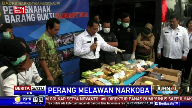 BNN Musnahkan 74 Kg Sabu dan 88 Ribu Pil Ekstasi