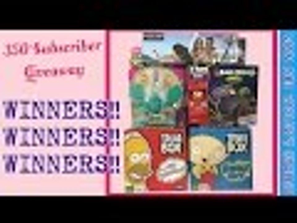 350 SUBSCRIBER GIVEAWAY WINNERS!! | Winner Announcement. Congratulations! | Liam and Taylor's Corner