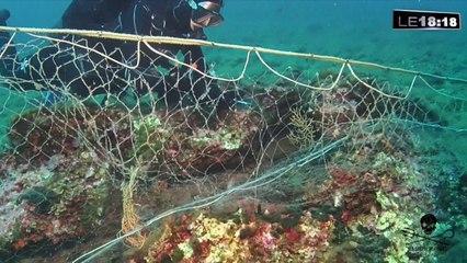 Ils traquent les filets tueurs dans le parc national des calanques
