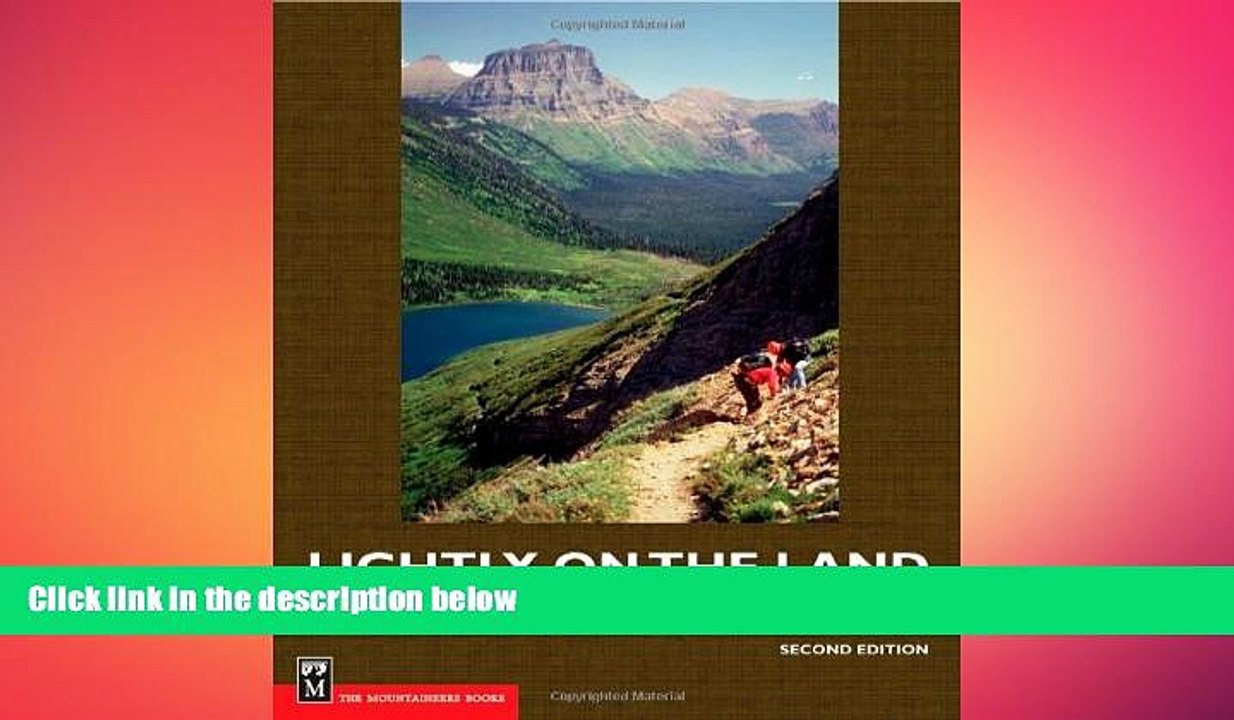 READ book  Lightly on the Land: The Sca Trail Building And Maintenance Manual 2nd Edition  FREE