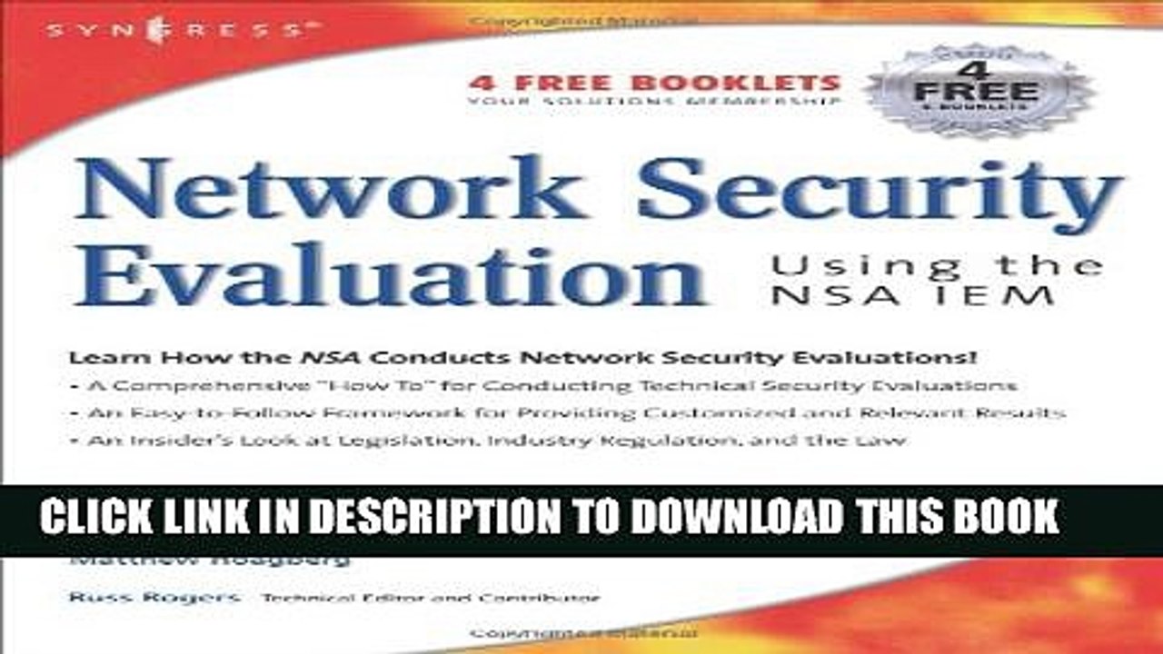 [PDF] Network Security Evaluation Using the NSA IEM Popular Online