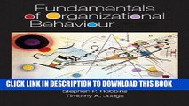 [PDF] Fundamentals of Organizational Behaviour, Fifth Canadian Edition Plus MyManagementLab with