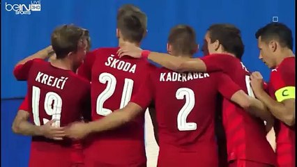 2-0 Václav Kadlec Goal - Czech Rep vs Armenia - 31.08.2016