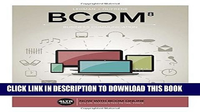 [PDF] BCOM (with BCOM Online, 1 term (6 months) Printed Access Card) (New, Engaging Titles from