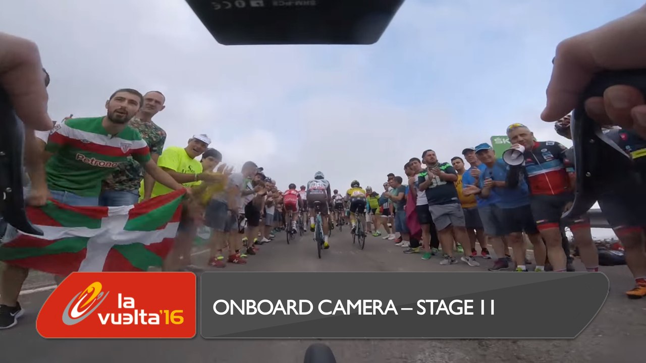 Onboard camera / Cámara a bordo - Etapa 11 - La Vuelta a España 2016