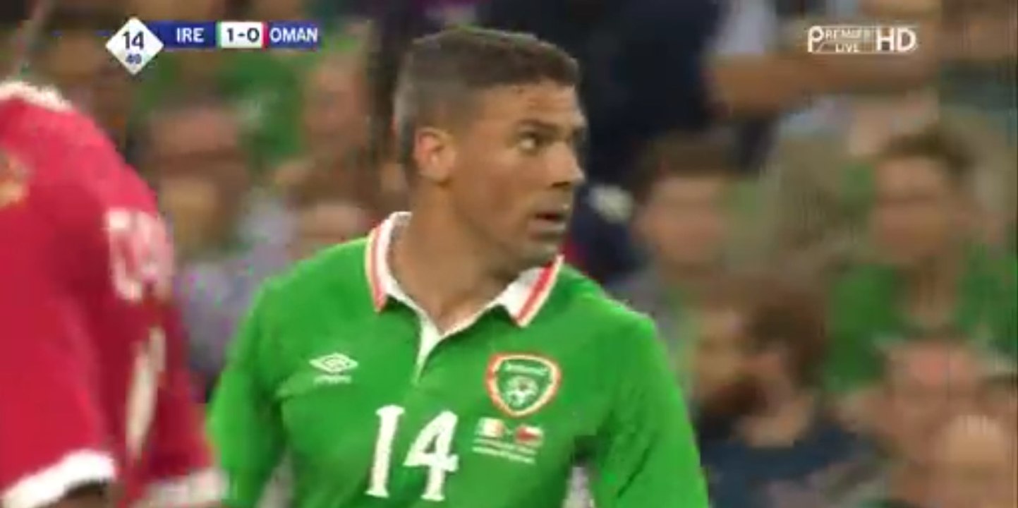 Robie Keane Goal  - Ireland 2-0 Oman - 31-08-2016