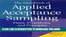 [PDF] The Handbook of Applied Acceptance Sampling: Plans, Procedures   Principles Full Online