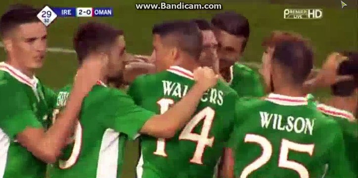 Robbie Keane Amazing Goal - Ireland 2-0 Oman - 31-08-2016