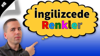 İngilizce Renkler Videosu (İngilizcede Renkleri Sorma) #8